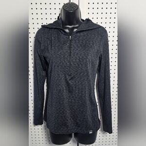 REI Women’s 1/4 Zip Gray Hood Pullover – Size Small